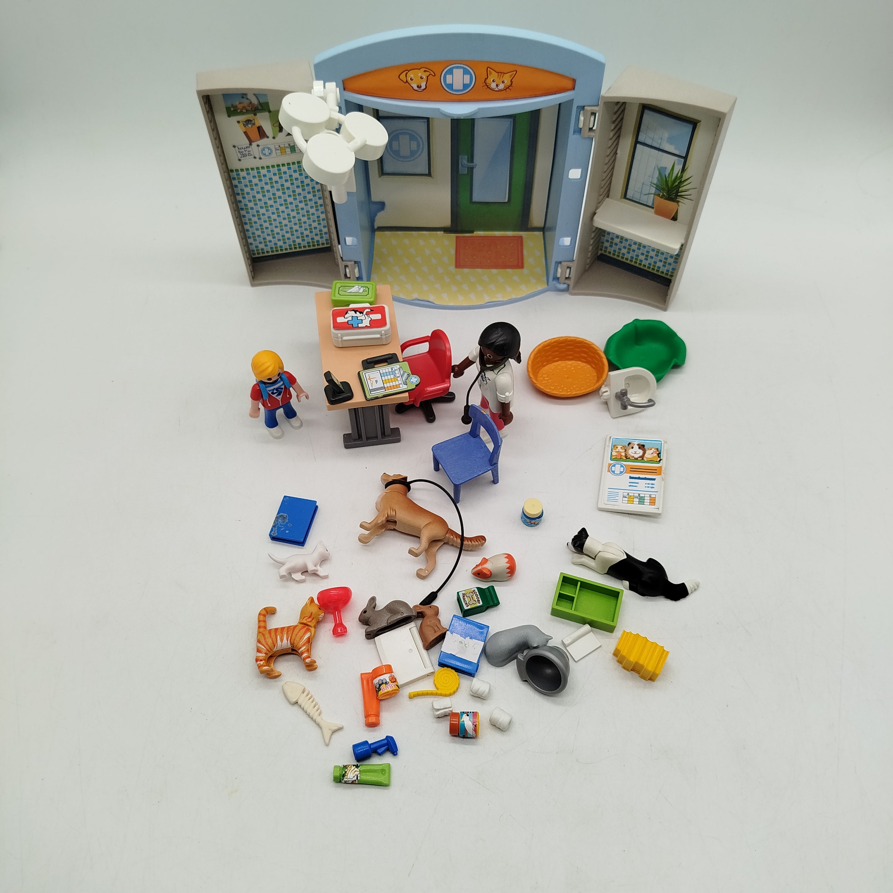 Playmobil Tierarzt Spielbox 70309, gebraucht, ab 3 4 5 Jahre | ✅ geprüft